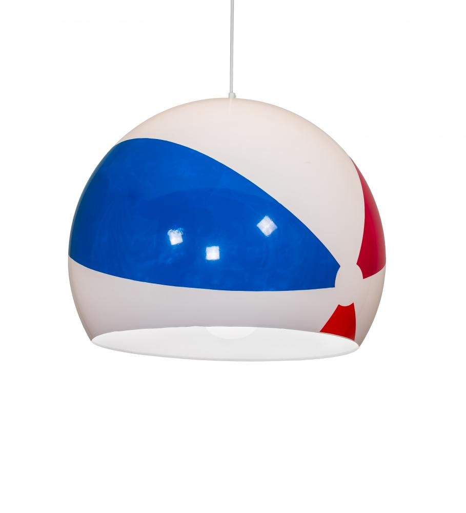 24" Wide Beach Ball Pendant