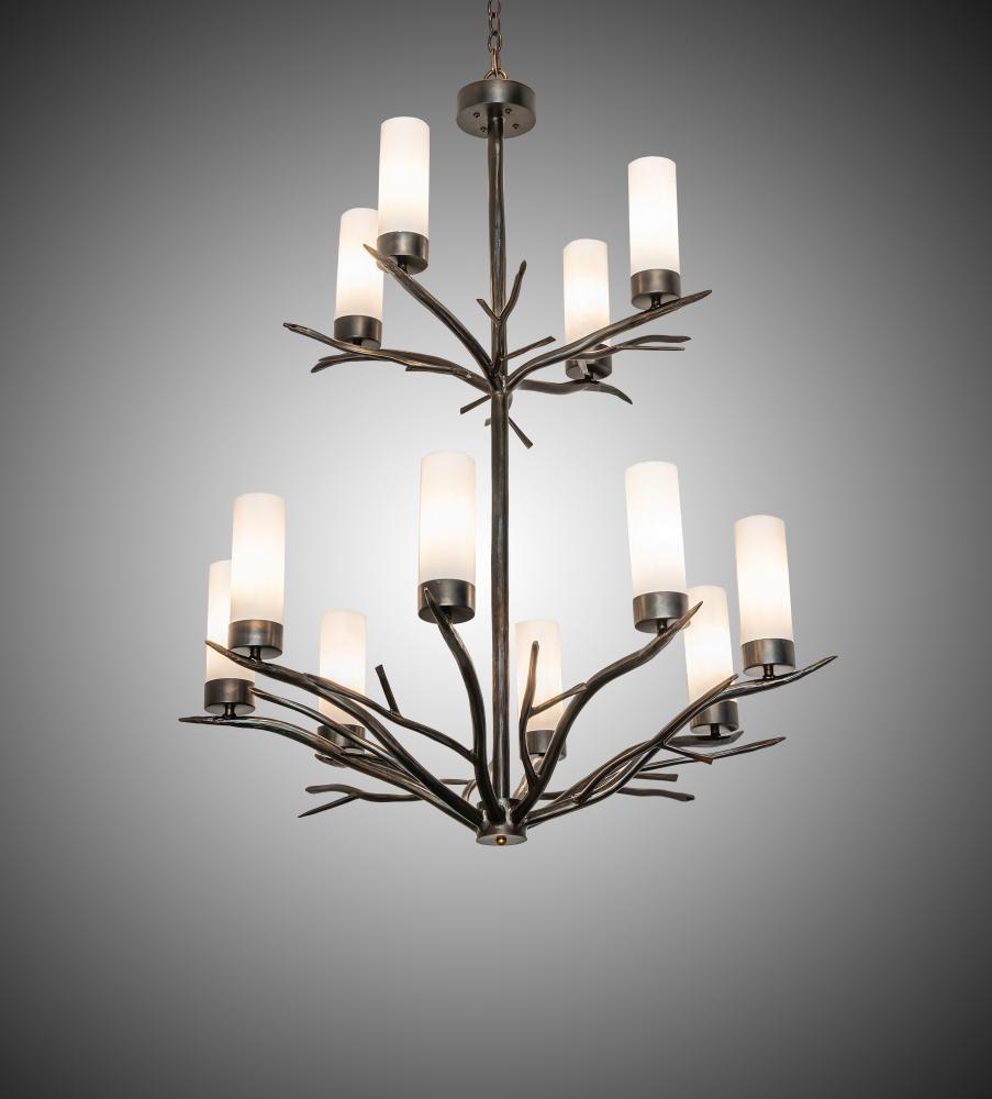 42" Wide Winter Solstice 12 Light Chandelier