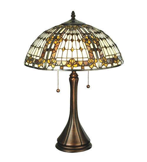 22.5"H Fleur-de-lis Table Lamp