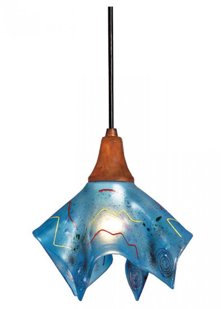 9" Wide Metro Fusion Electra Mini Pendant