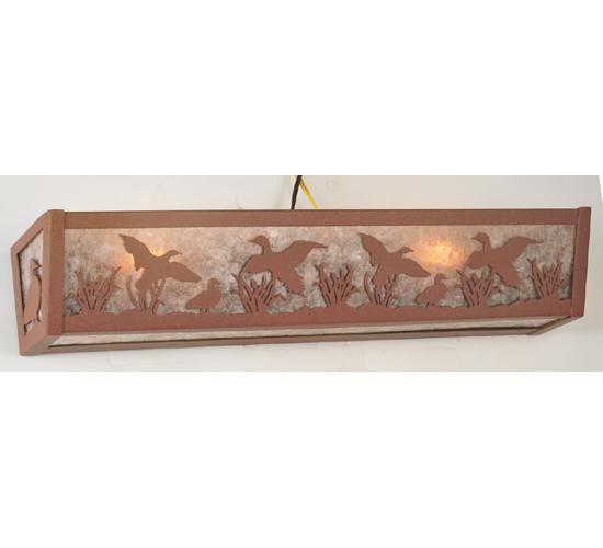 24"W Ducks in Flight Vanity Light