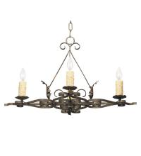 Meyda Blue 115231 - 28" Long Elianna 4 Light Chandelier