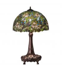 Meyda Blue 115262 - 31&#34; High Trillium & Violet Table Lamp