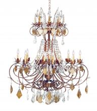 Meyda Blue 115456 - 42&#34; Wide Minuet 16 Light Chandelier