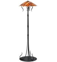 Meyda Blue 115471 - 65&#34;H Marina Fused Glass Floor Lamp