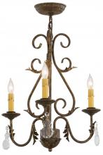 Meyda Blue 115925 - 18" Wide French Elegance 3 Light Chandelier