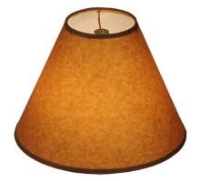 Meyda Blue 116421 - 10&#34;W X 7&#34;H Taos Brown Parchment Shade