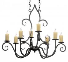 Meyda Blue 117288 - 36&#34;L Clifton 8 LT Oblong Chandelier