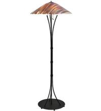 Meyda Blue 117751 - 65&#34;H Marina Fused Glass Floor Lamp