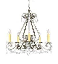 Meyda Blue 118041 - 26&#34; Wide Adrianna 5 Light Chandelier