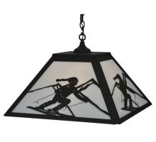 Meyda Blue 119187 - 25&#34;Sq Alpine Pendant