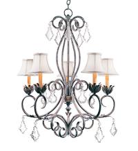 Meyda Blue 120311 - 28&#34; Wide Felicia 5 Light Chandelier