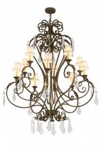 Meyda Blue 120429 - 48"W Josephine 10 LT Chandelier