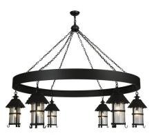 Meyda Blue 120725 - 66&#34;W Rutland 6 Lantern Chandelier