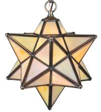 Meyda Blue 12123 - 9&#34; Wide Moravian Star Mini Pendant