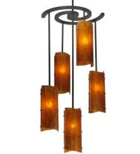 Meyda Blue 125781 - 34&#34;W Vortex 5 LT Chandelier