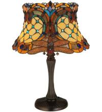 Meyda Blue 130762 - 22.5&#34;H Hanginghead Dragonfly Table Lamp