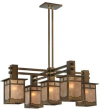 Meyda Blue 131646 - 36&#34;W Roylance 5 LT Chandelier