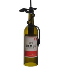 Meyda Blue 133792 - 5&#34;W Personalized Hey Mambo Wine Bottle Mini Pendant