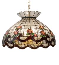 Meyda Blue 134790 - 20&#34; Wide Roseborder Pendant