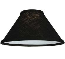 Meyda Blue 136239 - 9.25&#34;W X 5&#34;H Faille Black Fabric Shade