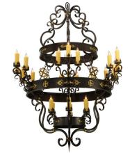 Meyda Blue 136480 - 60&#34;W Santino 24 LT Chandelier