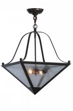 Meyda Blue 137503 - 16&#34; Square Zale Inverted Pendant