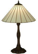 Meyda Blue 137668 - 26.5&#34;H Duncan White Table Lamp