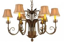 Meyda Blue 139594 - 29.5&#34;W Lindsay 6 LT Chandelier