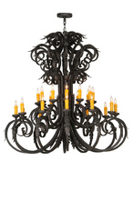 Meyda Blue 141577 - 50"W Serratina 24 LT Chandelier