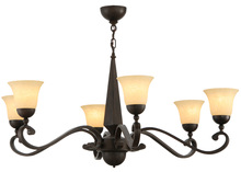 Meyda Blue 141664 - 44&#34;W Muirfield 6 LT Chandelier