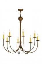 Meyda Blue 146054 - 36&#34;W Cheal 8 LT Chandelier