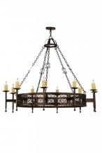 Meyda Blue 146062 - 60&#34;W Toscano 10 LT Chandelier