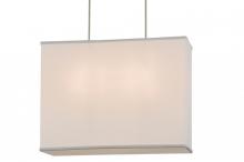 Meyda Blue 147803 - 20&#34;L Quadrato Oblong Pendant