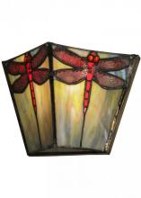 Meyda Blue 150875 - 7.5&#34;W Prairie Dragonfly Wall Sconce