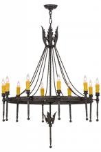 Meyda Blue 152118 - 36&#34;W Amaury 10 LT Chandelier