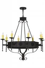 Meyda Blue 152245 - 42"W Lorenzo 8 LT Chandelier