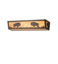 Meyda Blue 15382 - 24"W Buffalo Vanity Light