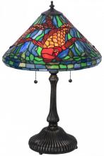 Meyda Blue 154003 - 24.5&#34;H Tiffany Koi Table Lamp