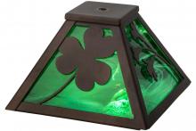 Meyda Blue 154094 - 8&#34;Sq Shamrock Shade