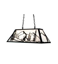 Meyda Blue 15419 - 33&#34;L Alpine Oblong Pendant