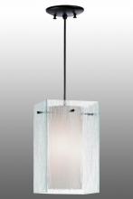 Meyda Blue 156047 - 7.5&#34;Sq Quadrato Mist Pendant