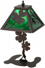 Meyda Blue 156586 - 14.5&#34;H Shamrock Accent Lamp