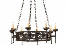 Meyda Blue 160337 - 42"W Majella 8 LT Chandelier