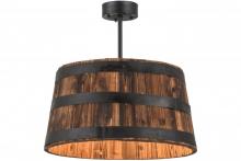 Meyda Blue 160496 - 25" Wide Whiskey Barrel Pendant