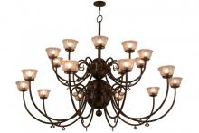 Meyda Blue 160553 - 80" Wide Perennial 20 Light Chandelier