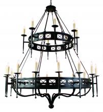 Meyda Blue 160775 - 72&#34; Wide Gina 24 Light Two Tier Chandelier