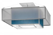 Meyda Blue 166552 - 36"Sq Quadrato Umador Semi-Flushmount