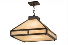 Meyda Blue 169071 - 18&#34;Sq Whitewing Prime Pendant