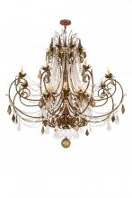 Meyda Blue 169772 - 64&#34; Wide Minuet 16 Light Chandelier